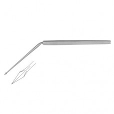 Politzer Tympanum Needle Stainless Steel, 15.5 cm - 6"